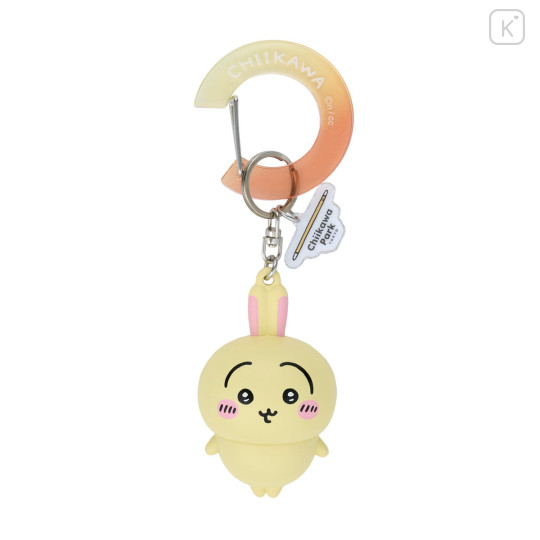 Japan Chiikawa Figure Keychain with Carabiner - Usagi : Chiikawa Park 3D Gradient - 1