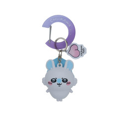 Japan Chiikawa Figure Keychain with Carabiner - Momonga : Chiikawa Park 3D Gradient