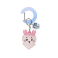 Japan Chiikawa Figure Keychain with Carabiner - Furuhonya Kani-chan : Chiikawa Park 3D Gradient - 1