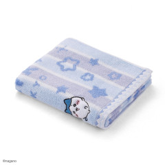 Japan Chiikawa Face Towel - Hachiware : Chiikawa Park Stripe Star