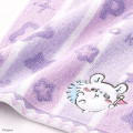 Japan Chiikawa Jacquard Mini Towel Handkerchief - Momonga : Chiikawa Park Stripe Star - 2