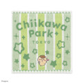 Japan Chiikawa Jacquard Mini Towel Handkerchief - Kuri Manju : Chiikawa Park Stripe Star - 1