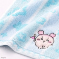 Japan Chiikawa Jacquard Mini Towel Handkerchief - Furuhonya Kani-chan : Chiikawa Park Stripe Star - 2
