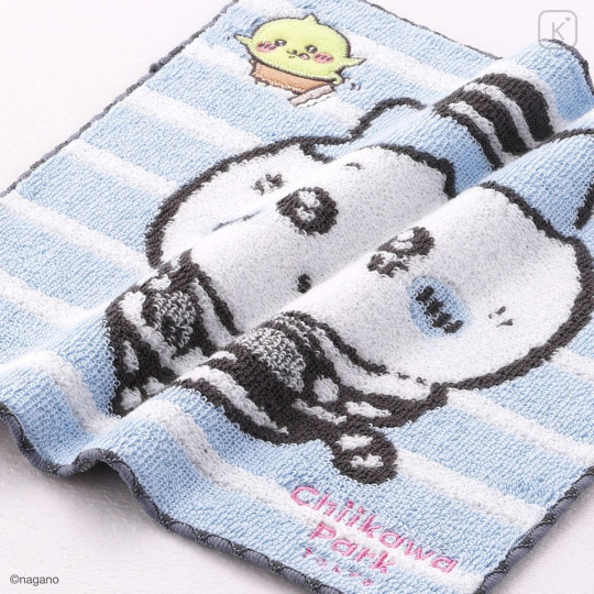 Japan Chiikawa Mini Towel Handkerchief - Hachiware : Chiikawa Park Prisoner In Jail - 2
