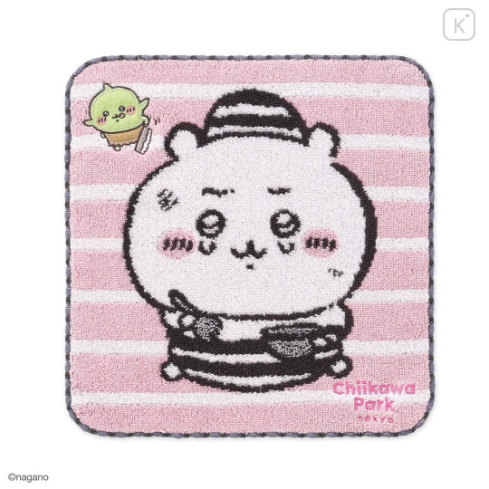 Japan Chiikawa Mini Towel Handkerchief - Chiikawa : Chiikawa Park In Jail - 1