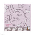 Japan Chiikawa Mini Towel Handkerchief - Chiikawa & Usagi : Chiikawa Park Scene Snake Shioma - 1