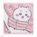 Japan Chiikawa Jacquard Wash Towel - Chiikawa : Alarm Clock Corridor Pink - 1
