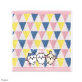 Japan Chiikawa Mini Towel Handkerchief - Chiikawa & Hachiware & Usagi : Chiikawa Park Triangle Colorful - 1