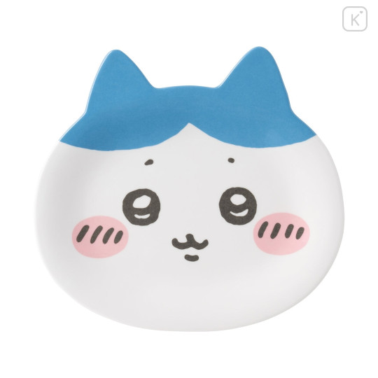 Japan Chiikawa Face-Shaped Melamine Plate - Hachiware : Chiikawa Park - 3