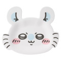 Japan Chiikawa Face-Shaped Melamine Plate - Momonga : Chiikawa Park - 1