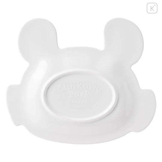 Japan Chiikawa Face-Shaped Melamine Plate - Momonga : Chiikawa Park - 4