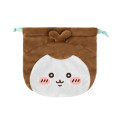 Japan Chiikawa Face Drawstring Bag - Chiikabu : Chiikawa Park - 1