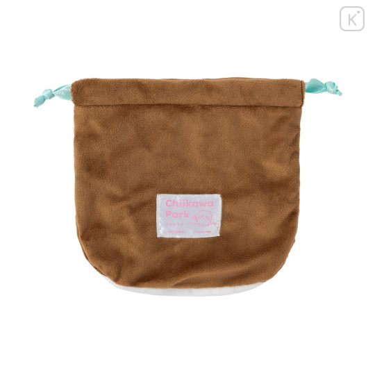 Japan Chiikawa Face Drawstring Bag - Chiikabu : Chiikawa Park - 5