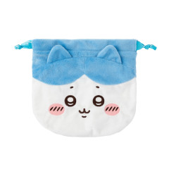 Japan Chiikawa Face Drawstring Bag - Hachiware : Chiikawa Park