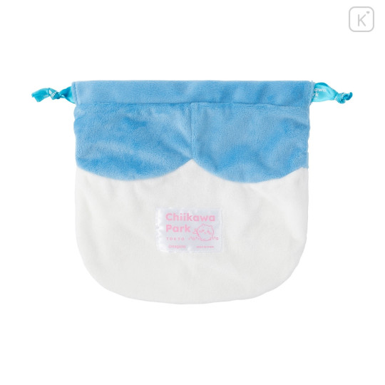 Japan Chiikawa Face Drawstring Bag - Hachiware : Chiikawa Park - 5