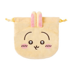 Japan Chiikawa Face Drawstring Bag - Usagi : Chiikawa Park