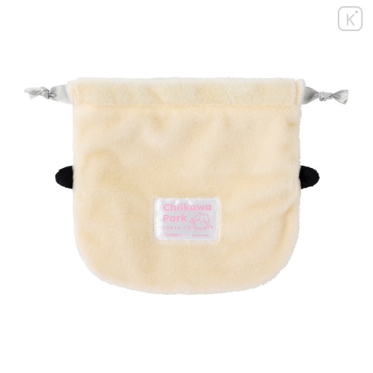 Japan Chiikawa Face Drawstring Bag - Rakko : Chiikawa Park - 5