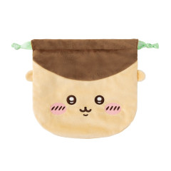 Japan Chiikawa Face Drawstring Bag - Kuri Manju : Chiikawa Park