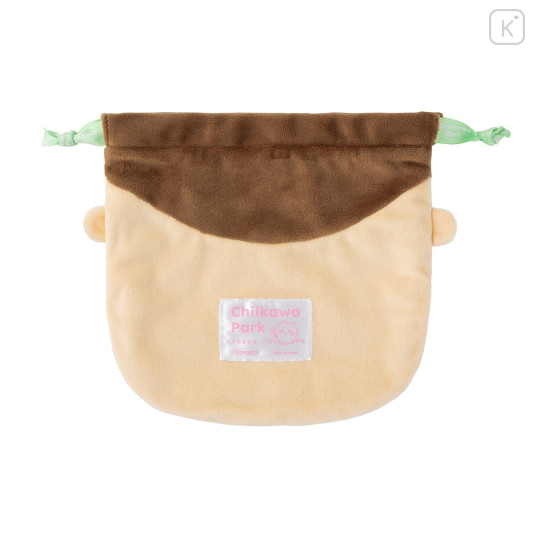 Japan Chiikawa Face Drawstring Bag - Kuri Manju : Chiikawa Park - 5