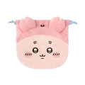 Japan Chiikawa Face Drawstring Bag - Furuhonya Kani-chan : Chiikawa Park - 4