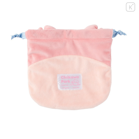 Japan Chiikawa Face Drawstring Bag - Furuhonya Kani-chan : Chiikawa Park - 5