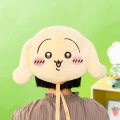 Japan Chiikawa Reversible Fluffy Plush Beret Hat - Hachiware : Chiikawa Park - 3