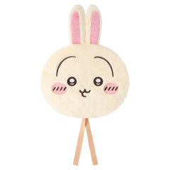 Japan Chiikawa Reversible Fluffy Plush Beret Hat - Usagi : Chiikawa Park