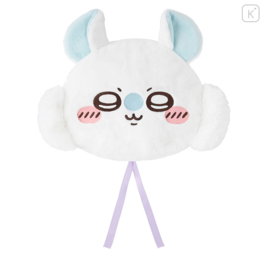 Japan Chiikawa Reversible Fluffy Plush Beret Hat - Momonga : Chiikawa Park - 4