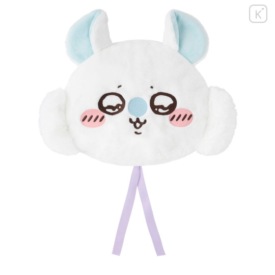 Japan Chiikawa Reversible Fluffy Plush Beret Hat - Momonga : Chiikawa Park - 5