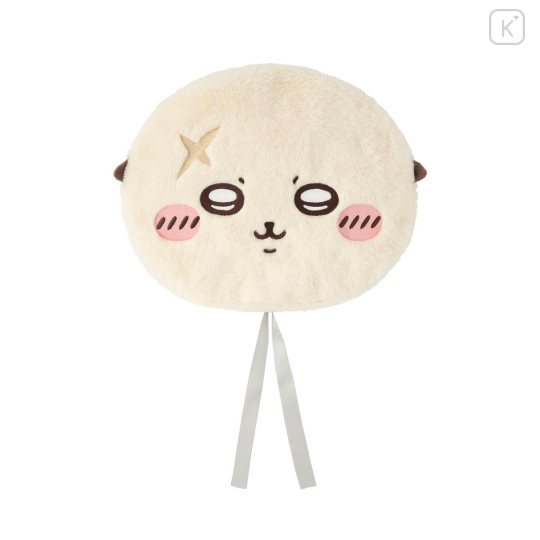 Japan Chiikawa Reversible Fluffy Plush Beret Hat - Rakko : Chiikawa Park - 1