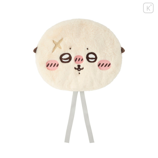 Japan Chiikawa Reversible Fluffy Plush Beret Hat - Rakko : Chiikawa Park - 5