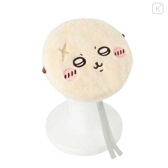 Japan Chiikawa Reversible Fluffy Plush Beret Hat - Rakko : Chiikawa Park - 6