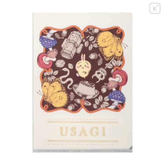 Japan Chiikawa A4 Clear File - Usagi : Chiikawa Park Story - 4