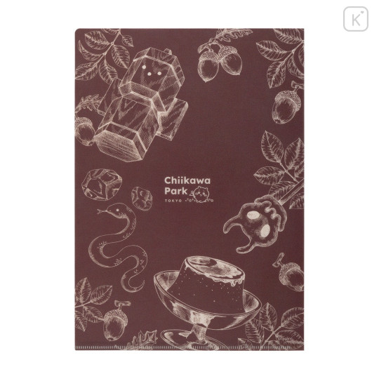 Japan Chiikawa A4 Clear File - Usagi : Chiikawa Park Story - 5