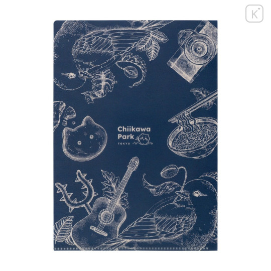 Japan Chiikawa A4 Clear File - Hachiware : Chiikawa Park Story - 5