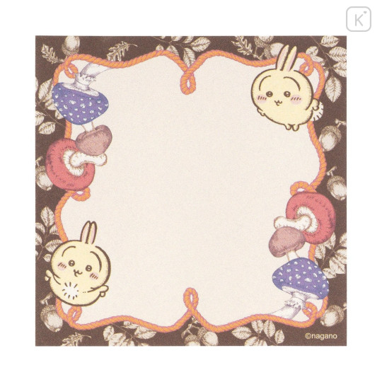 Japan Chiikawa Square Memo Pad - Usagi : Chiikawa Park Story - 4