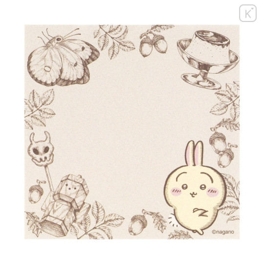 Japan Chiikawa Square Memo Pad - Usagi : Chiikawa Park Story - 5