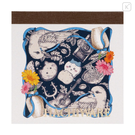 Japan Chiikawa Square Memo Pad - Hachiware : Chiikawa Park Story - 1