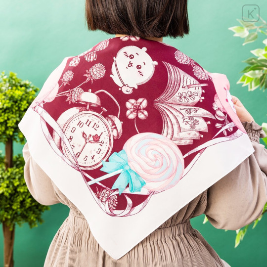 Japan Chiikawa Square Scarf - Usagi : Chiikawa Park Story - 3