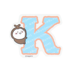 Japan Chiikawa Die-cut Vinyl Sticker - Chiikabu : Chiikawa Park Alphabet English Letter Uppercase K