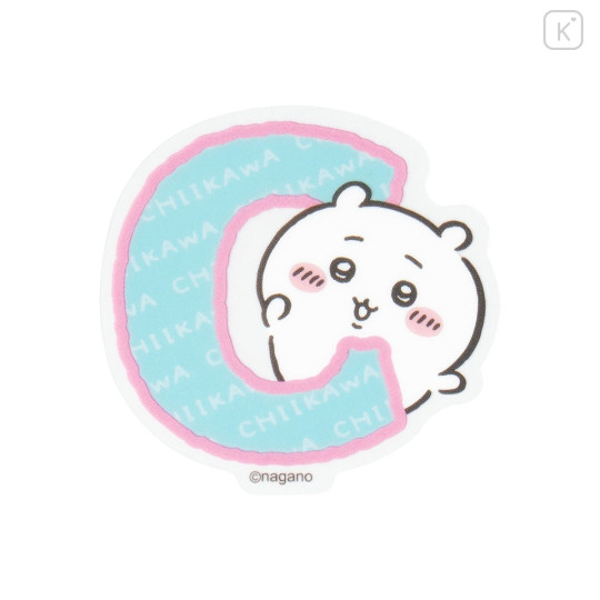 Japan Chiikawa Die-cut Vinyl Sticker - Chiikawa : Chiikawa Park Alphabet English Letter Uppercase C - 1