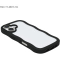Japan Miffy Clear Wavy Frame iPhone 17 Case - Face Black Uneune - 4