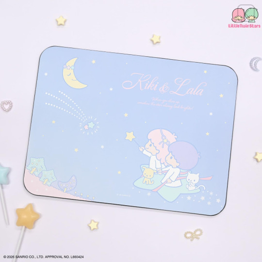 Japan Sanrio Mouse Pad - Little Twin Stars : Starry Sky Retro - 6