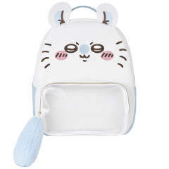 Japan Chiikawa Backpack With Clear Window - Momonga : Chiikawa Park Face
