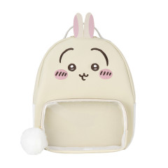 Japan Chiikawa Backpack With Clear Window - Usagi : Chiikawa Park Face