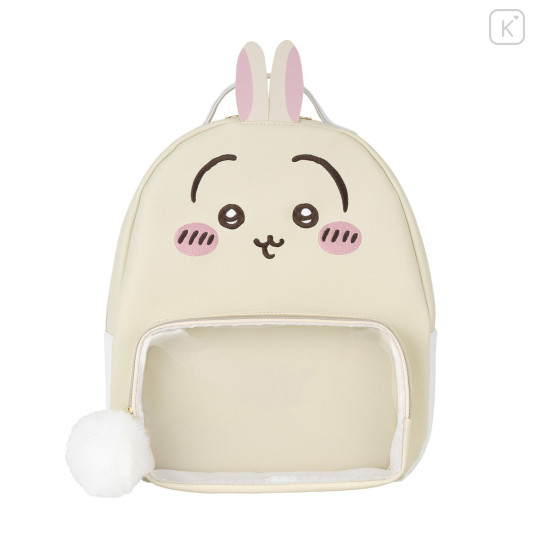 Japan Chiikawa Backpack With Clear Window - Usagi : Chiikawa Park Face - 4