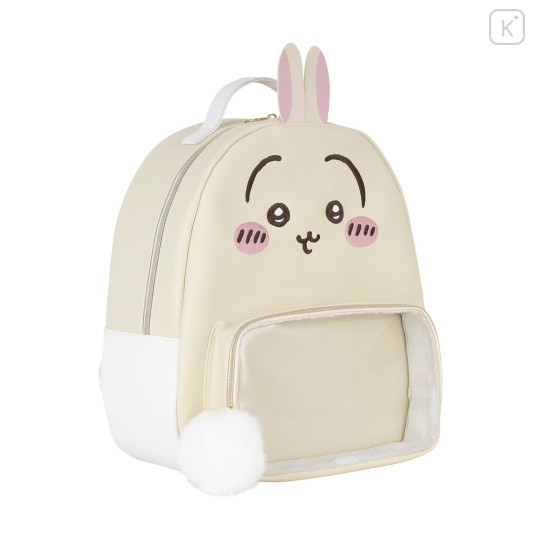 Japan Chiikawa Backpack With Clear Window - Usagi : Chiikawa Park Face - 6