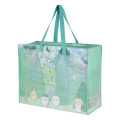 Japan Chiikawa Souvenir Laminated Woven PP Eco Shopping Bag - Chiikawa : Chiikawa Park Daytime Forest - 1
