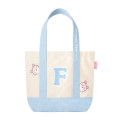 Japan Chiikawa Lunch Tote Bag - Furuhonya Kani-chan : Chiikawa Park Alphabet F - 5