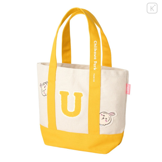 Japan Chiikawa Lunch Tote Bag - Usagi : Chiikawa Park Alphabet U - 7